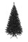6.5 ft Black PVC Canadian Pine Christmas Tree with 817 Tips and Metal Stand